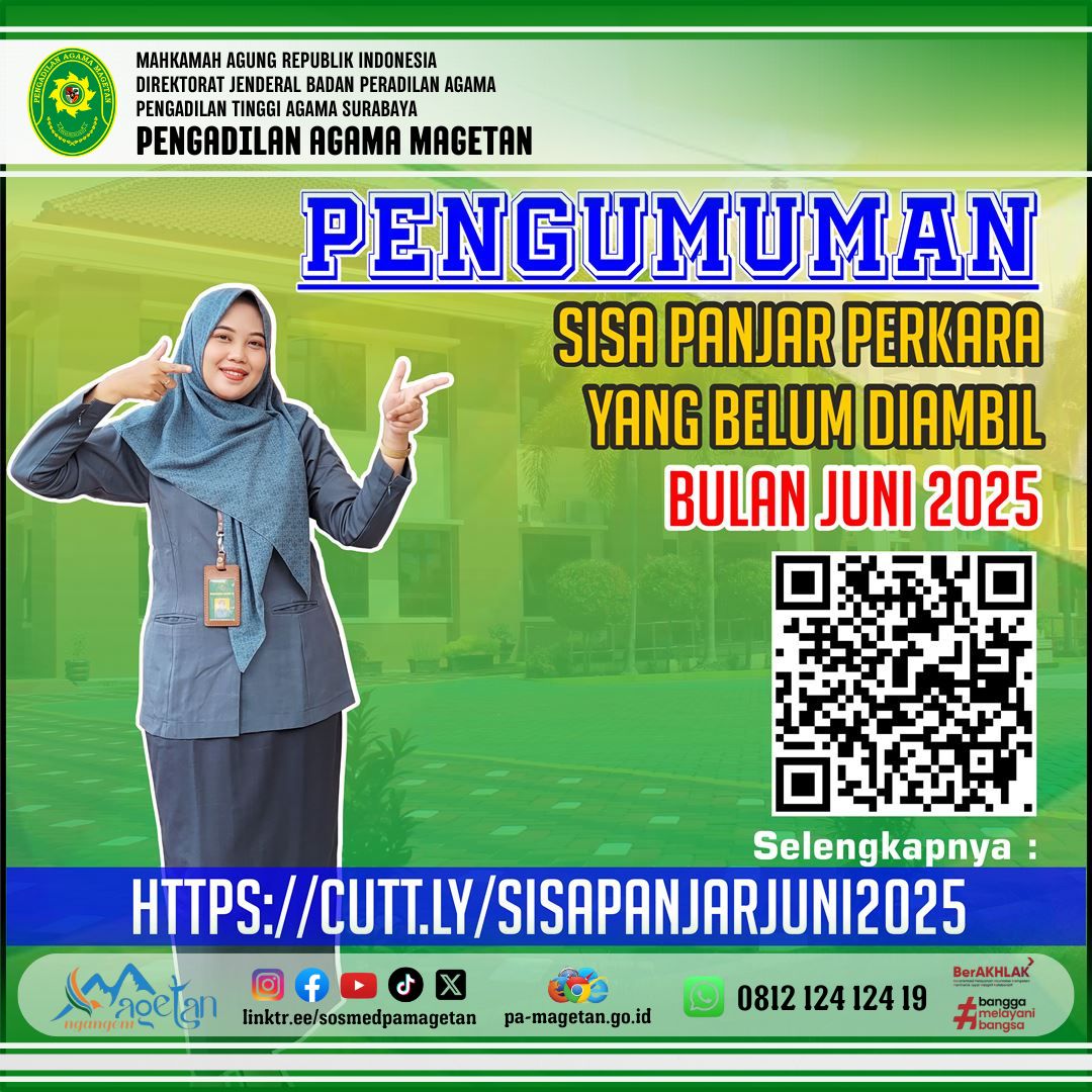 SISA PANJAR JUNI 2025